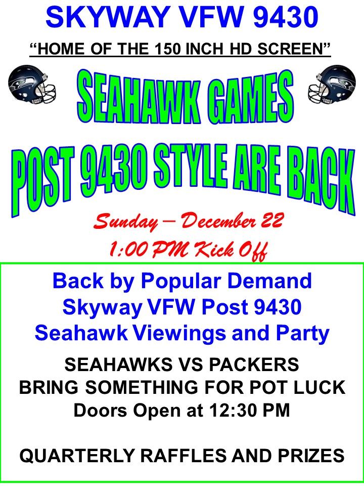 Seahawk Viewing