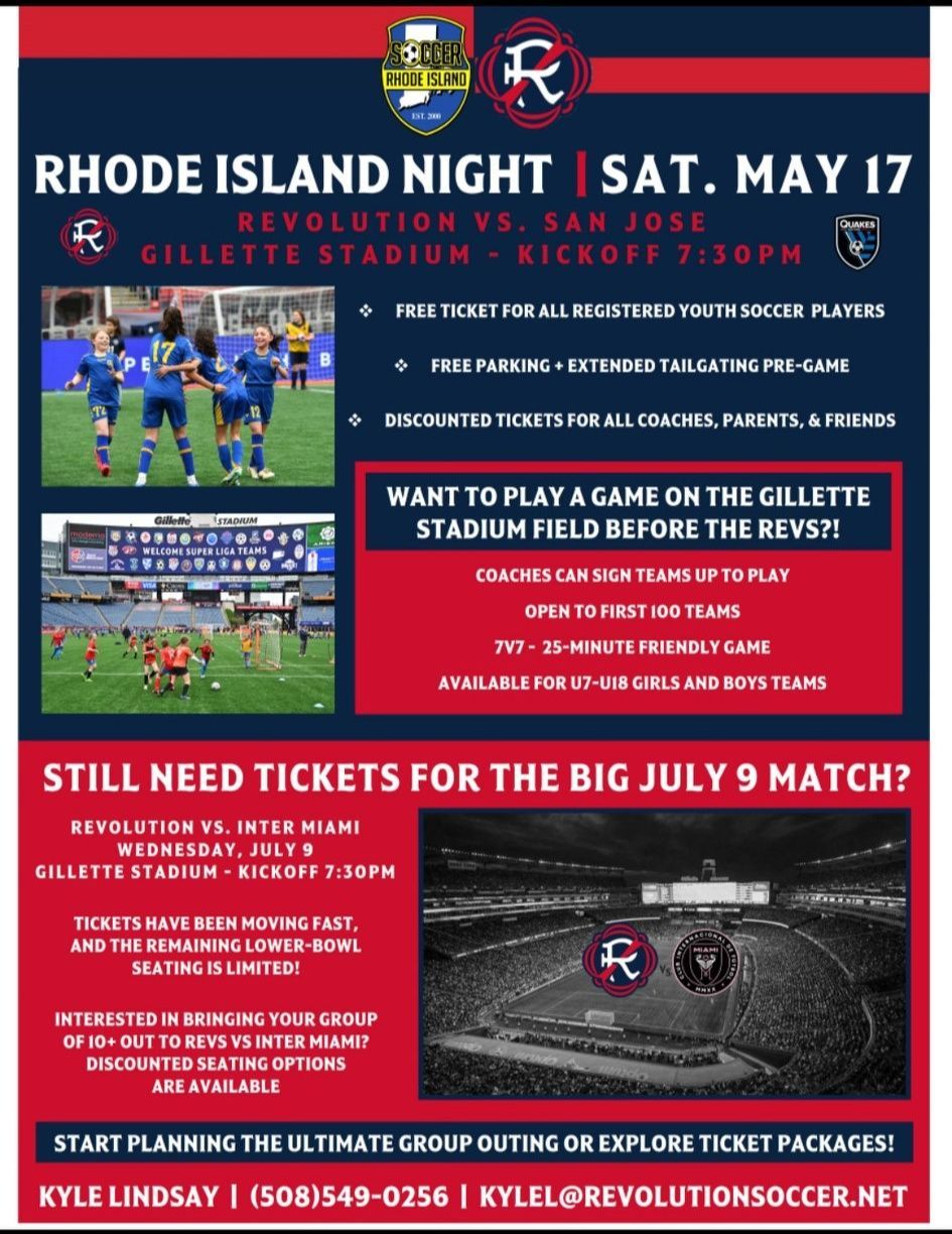 Rhode Island Night at the Revs