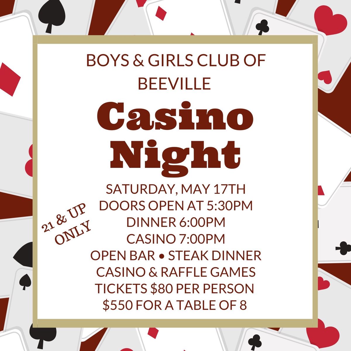 Boys & Girls Club of Beeville Casino Night