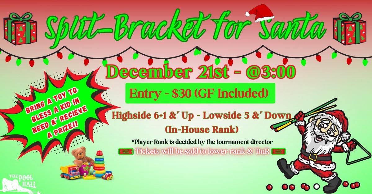 Santa Split Bracket &' You Drive for kids!