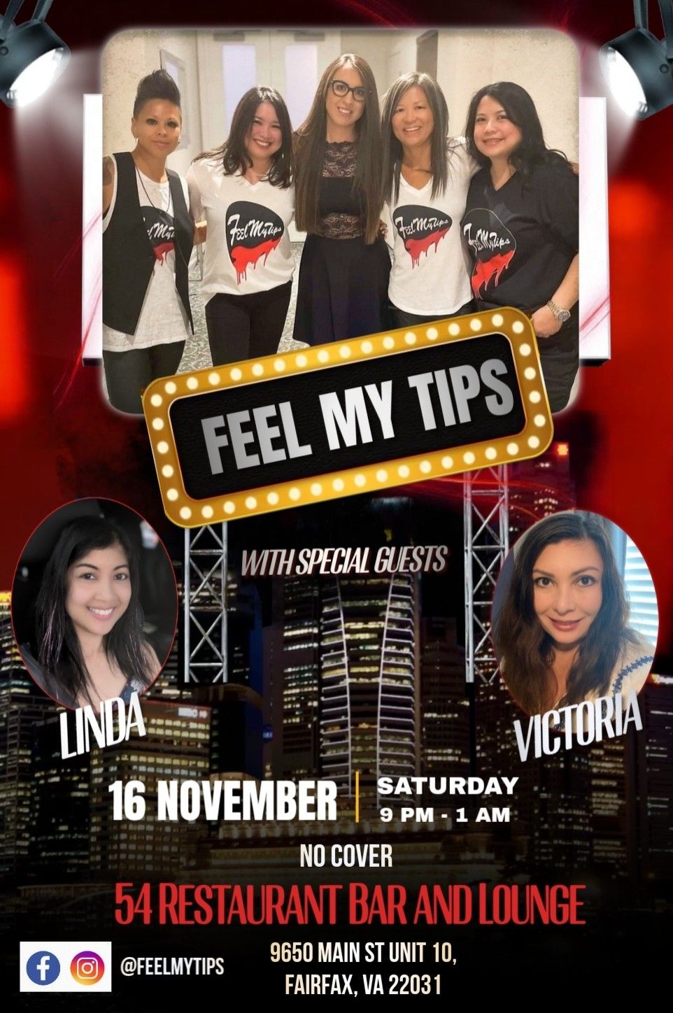 Feel My Tips Live @ 54 Restaurant Bar & Lounge