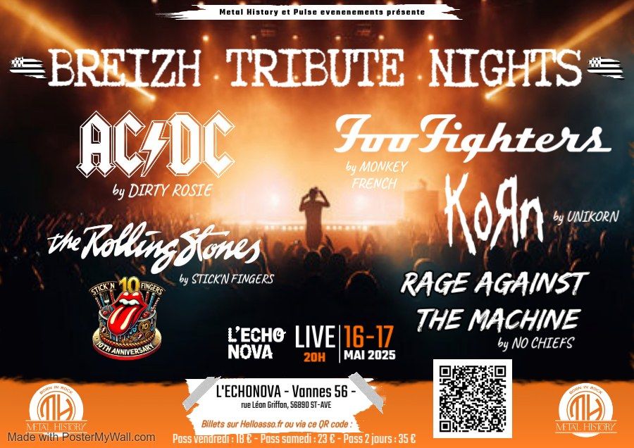 METAL HISTORY - 5\u00e8me \u00e9dition - BREIZH TRIBUTE NIGHTS