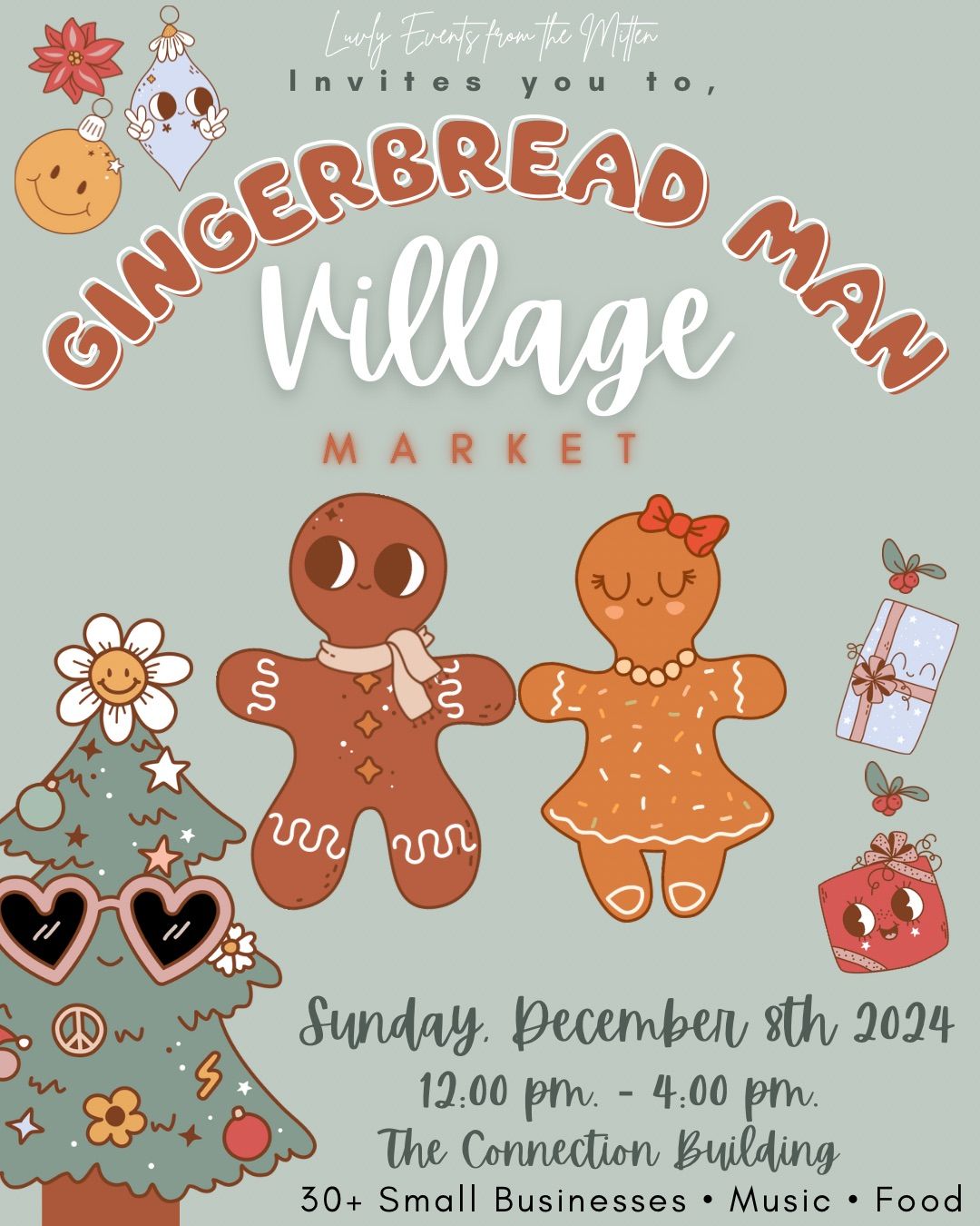 Gingerbread Man Village Market \ud83c\udf84\ud83e\udd0e