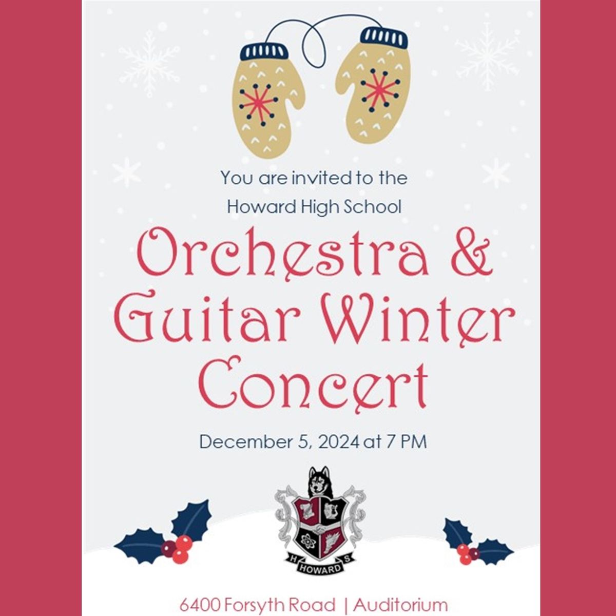 Orchestra & Guitar Winter Concert