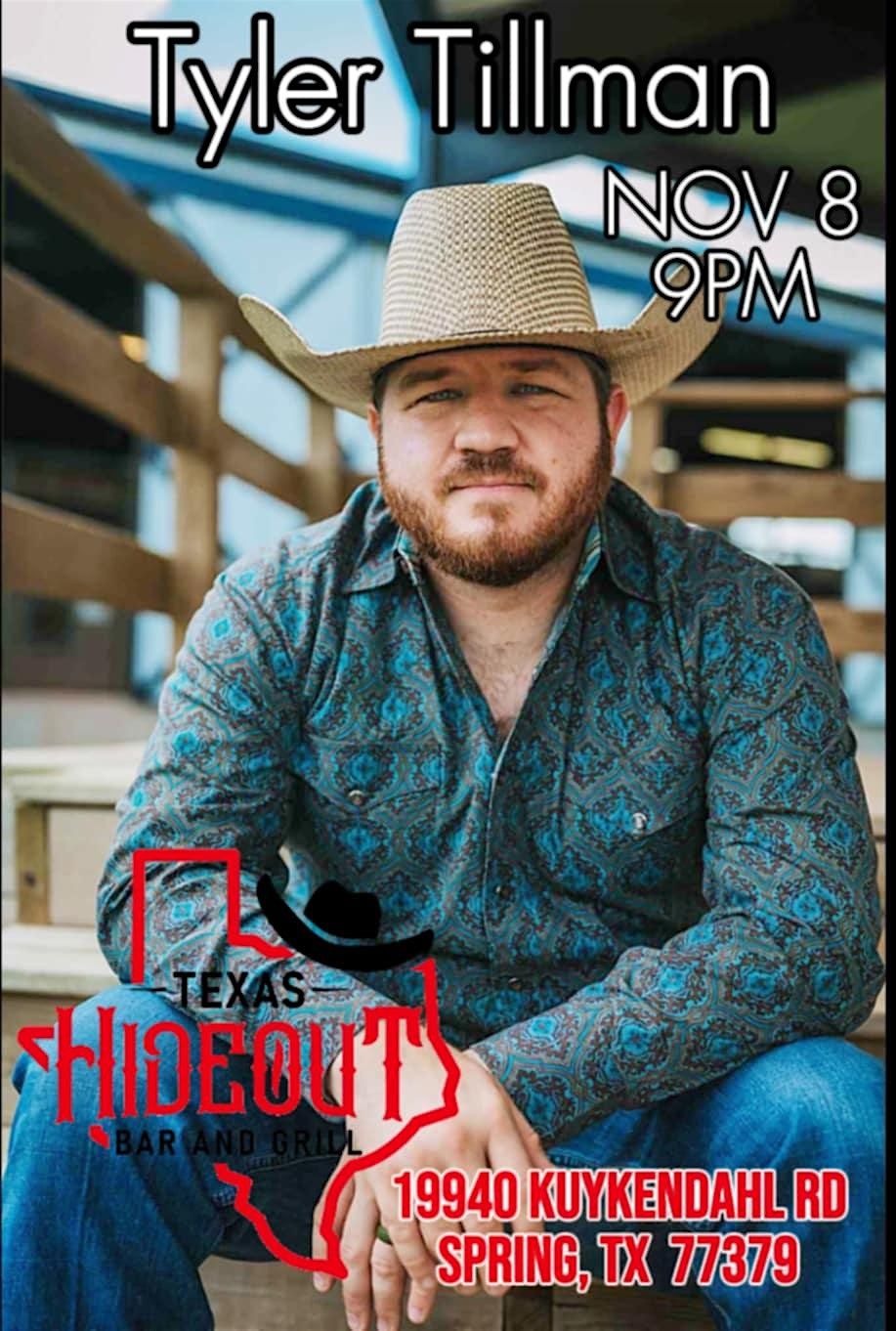 Texas Hideout Presents Tyler Tillman Live!