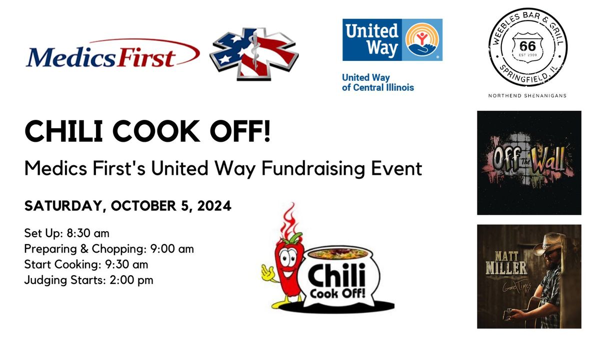 Medics First's United Way CHILI COOK OFF