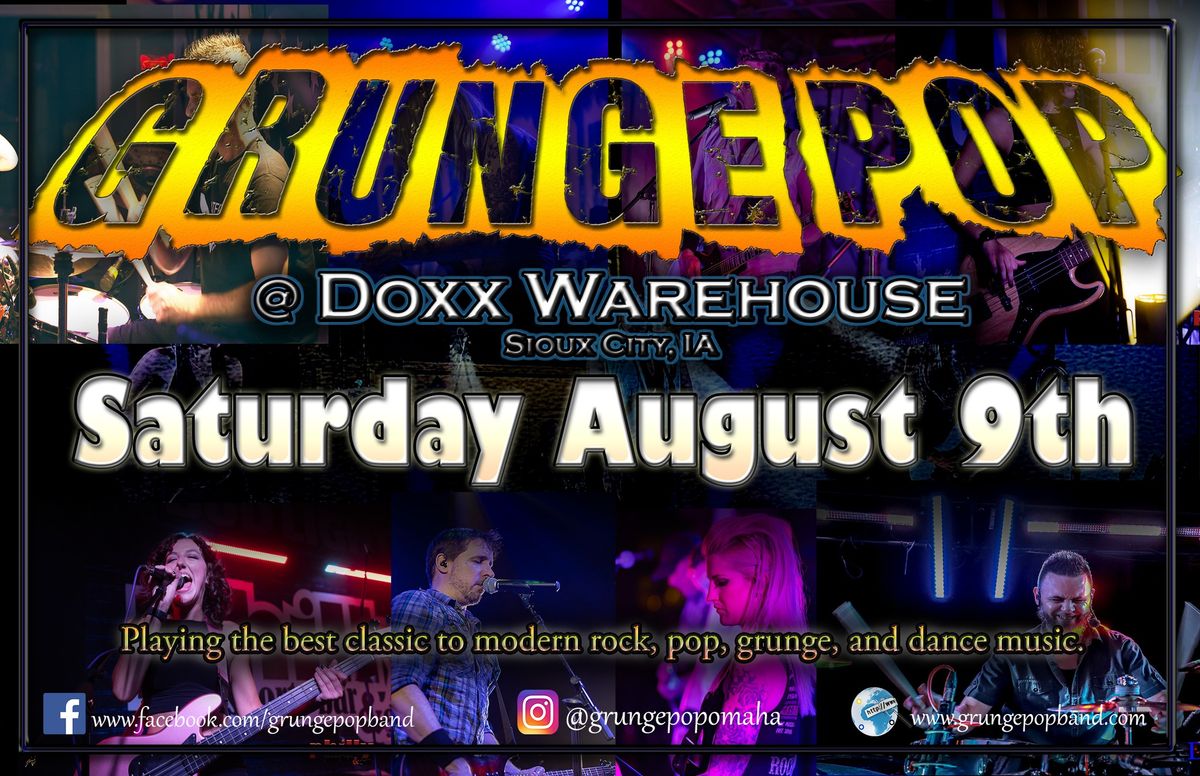 Grunge Pop returns to Doxx Warehouse!