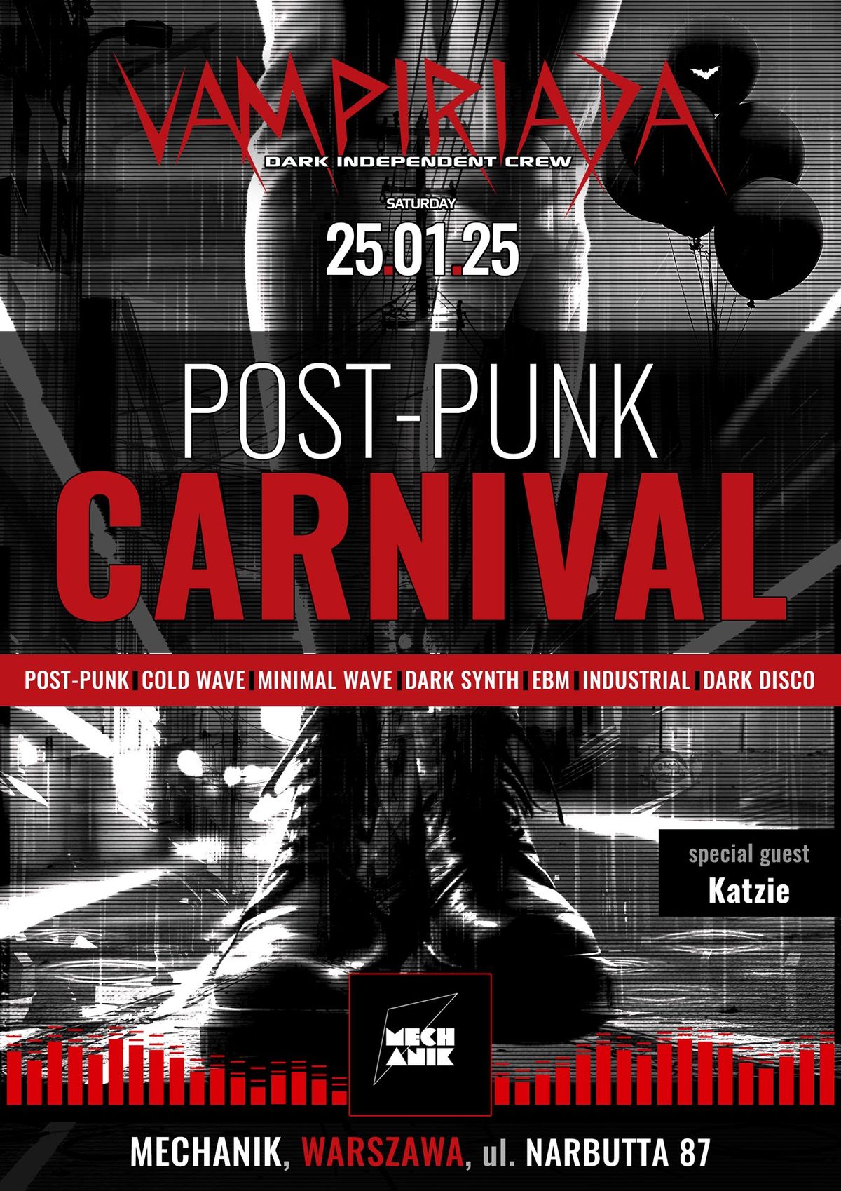 VAMPIRIADA: POST-PUNK CARNIVAL | 25.01.2025 | klub Mechanik