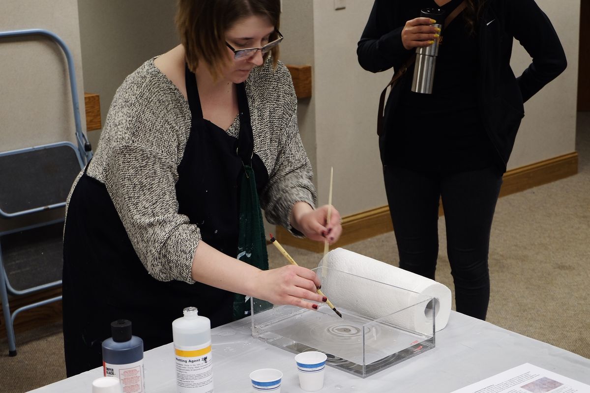 Zen Art Night: Japanese Paper Marbling