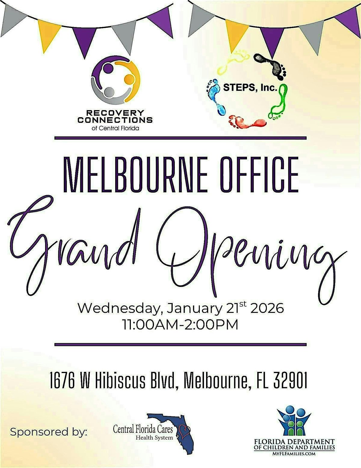 Recovery Connections & STEPS Melbourne Office Grand Opening