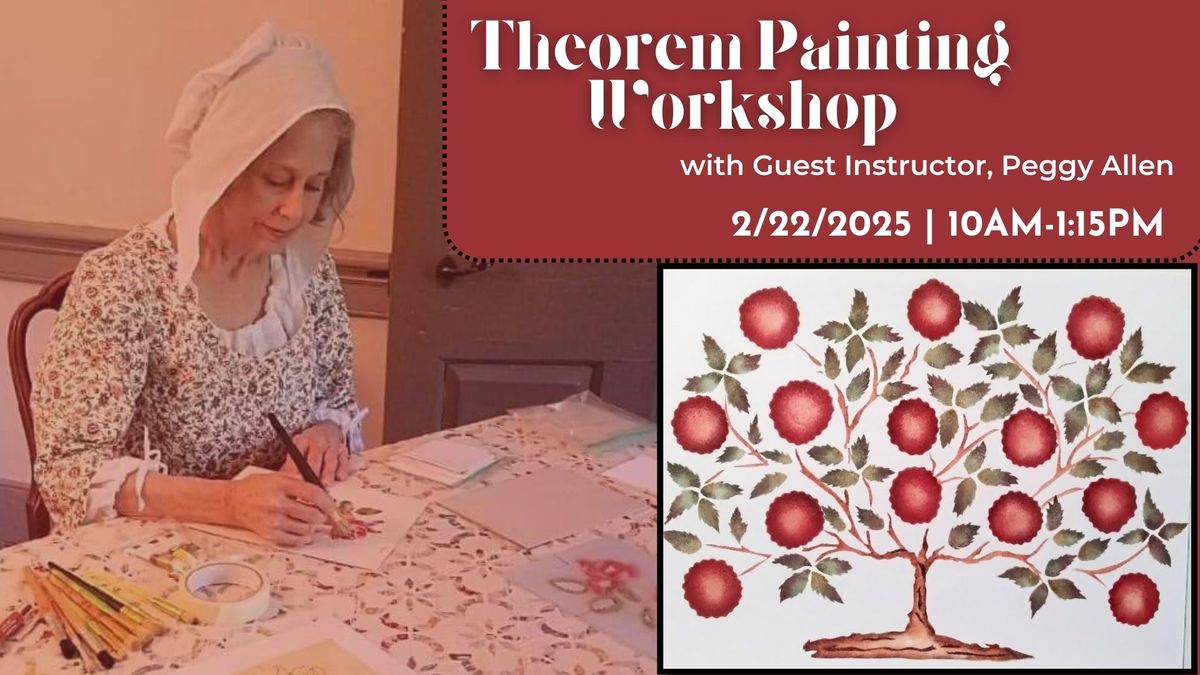 Theorem Painting Workshop with Guest Instructor, Peggy Allen