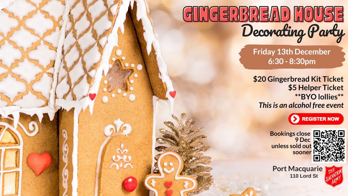 Gingerbread House Decorating Party