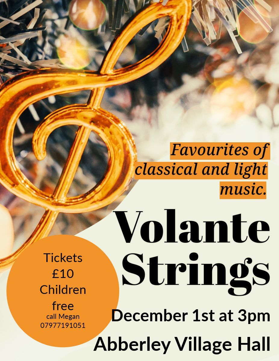 Volante Strings Christmas concert