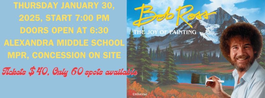 Bob Ross Paint Night in support of the Grade 9 PAT Breakfasts