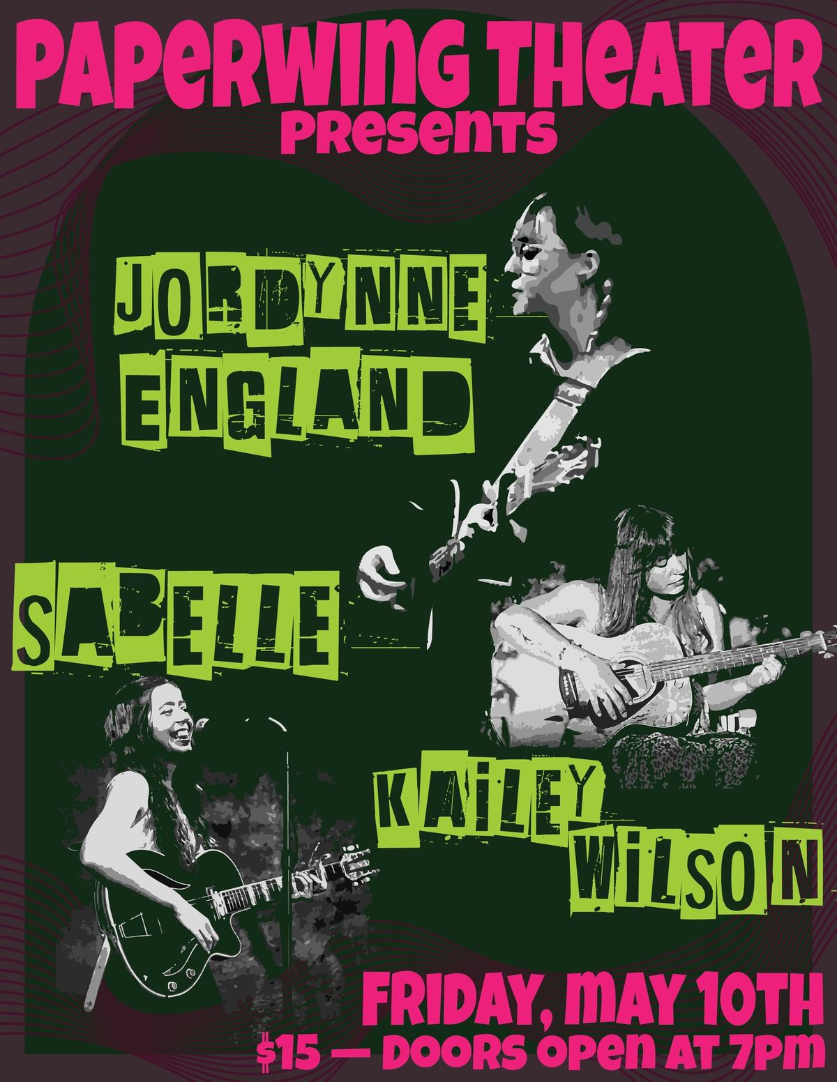 LIVE MUSIC - Jordynne England - Kailey Wilson - Sabelle