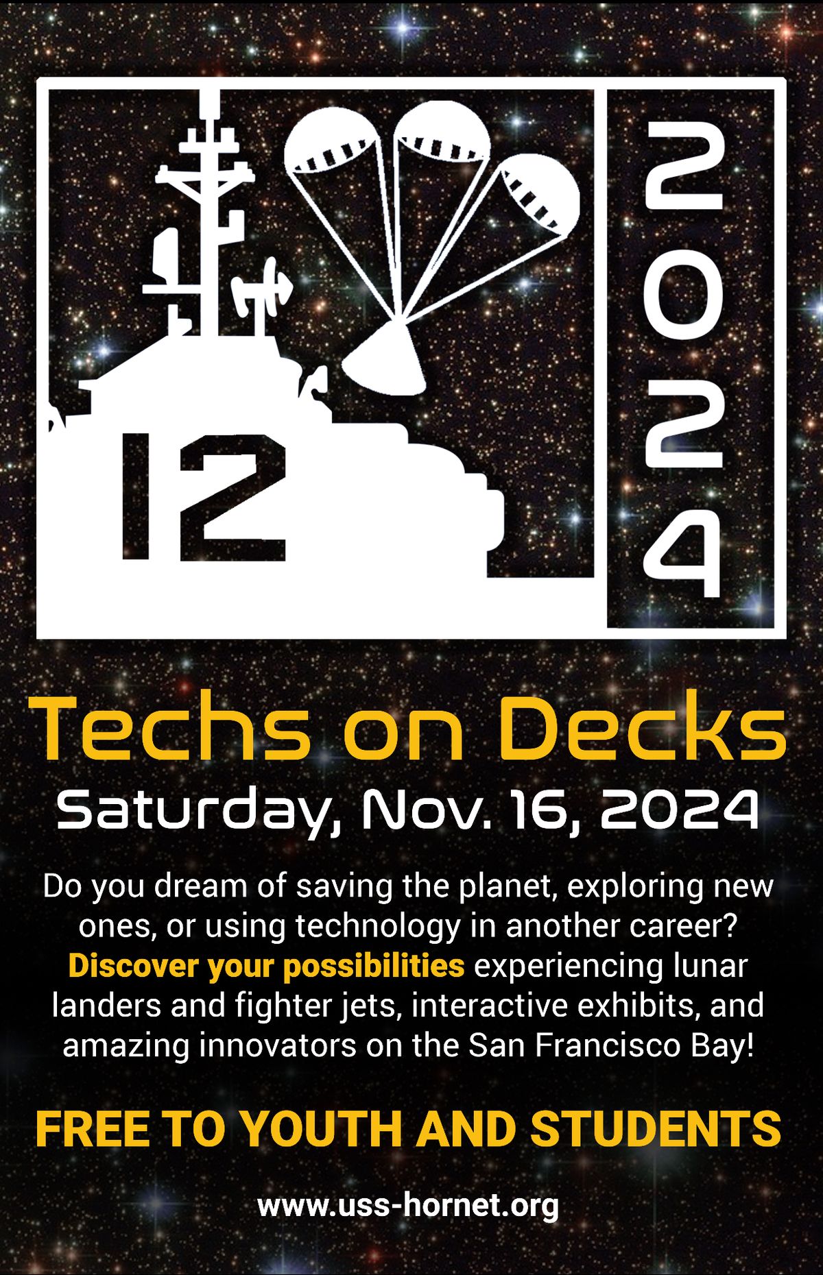 Techs on Decks - Free to youth and Students