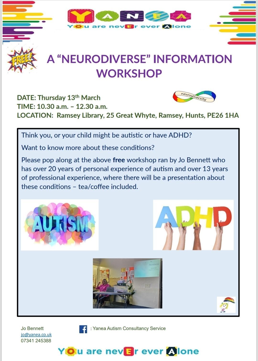 Neurodiverse Information Workshop