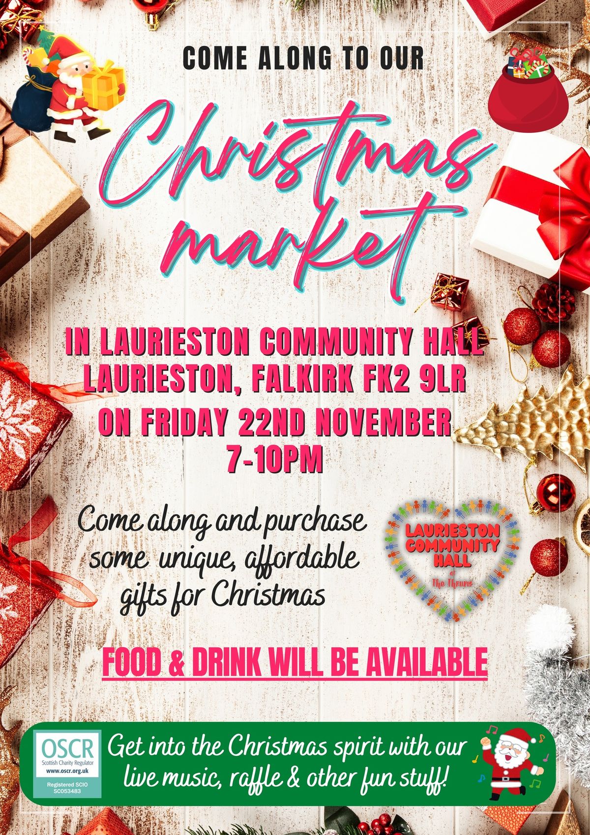 Christmas Market @ Laurieston Community Hall