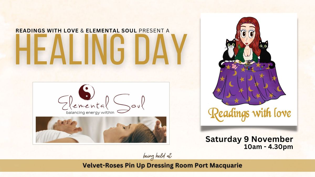 Healing Day with Healings With Love & Elemental Soul