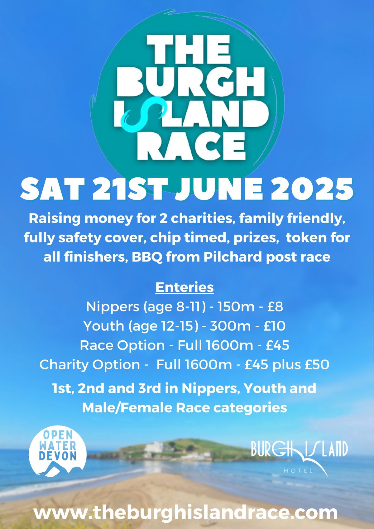 The Burgh Island Race - Sat 21st June 2025 