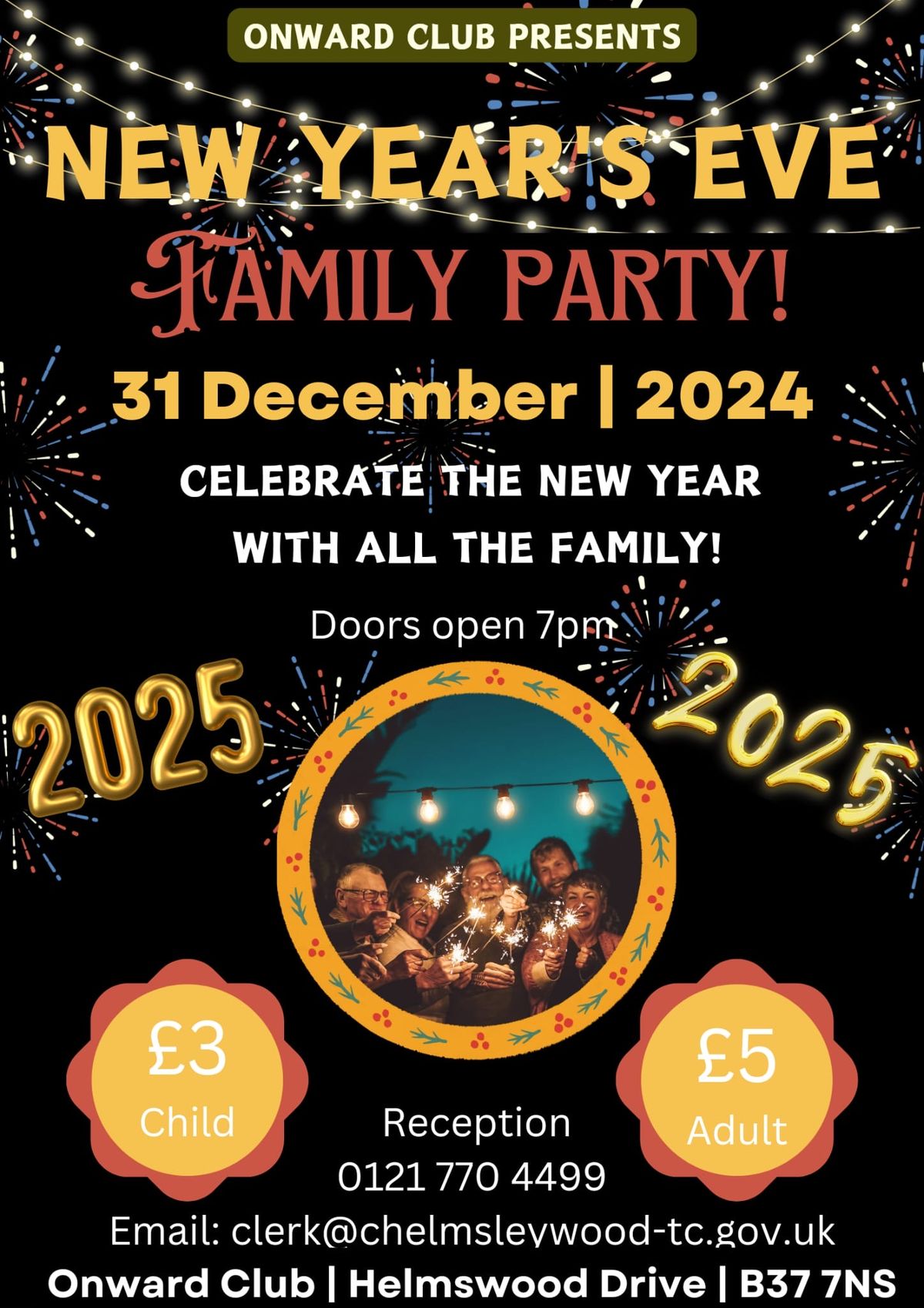 New Years Eve at The Onward Club 