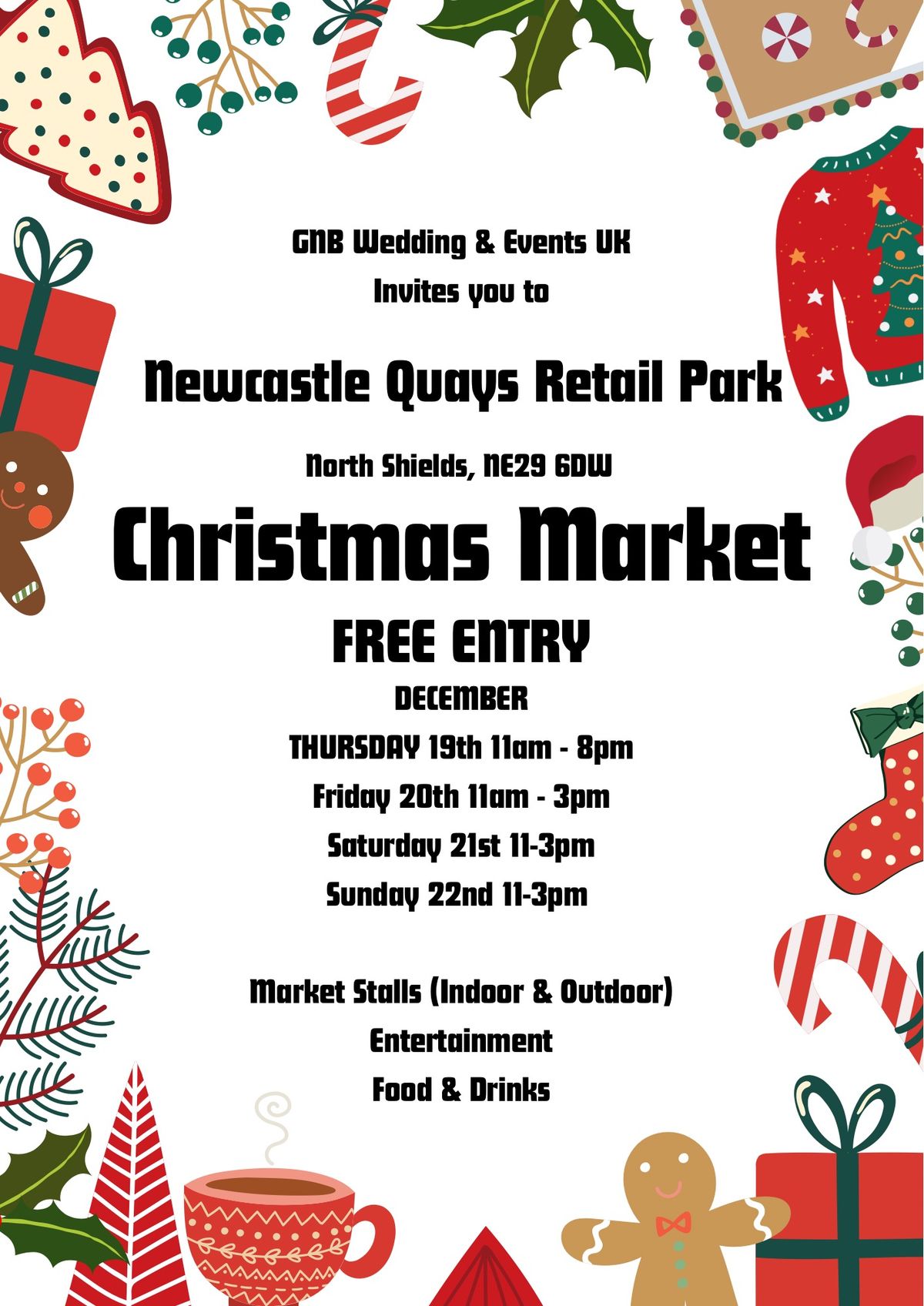 Newcastle Quays Christmas Market