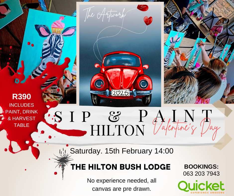 Sip & Paint - The Hilton Bush Lodge - Valentine's Day