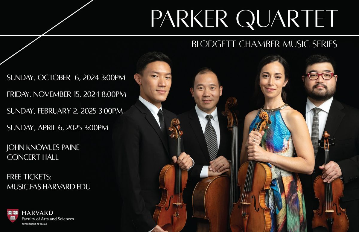 Blodgett Chamber Music Series presents Parker Quartet 