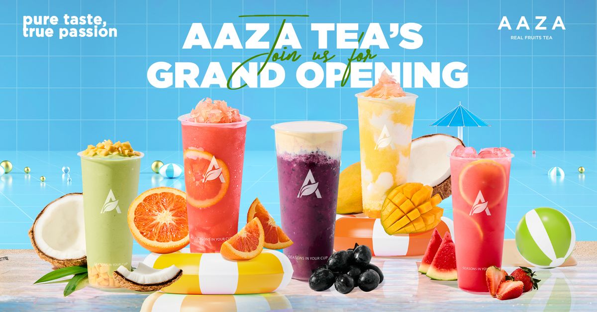 AAZA Tea Grand Opening Celebration - 7\/13 - FREE drinks & Giveaways!