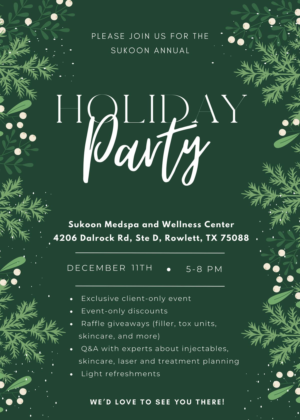 Sukoon Holiday Party