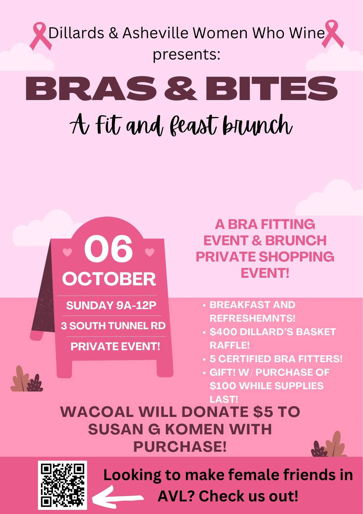 Bras & Bites: A Fitting and Feast Brunch