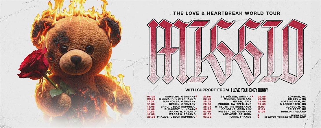 Missio Love & Heartbreak Tour VIP Upgrade - Milan 25\/8\/26