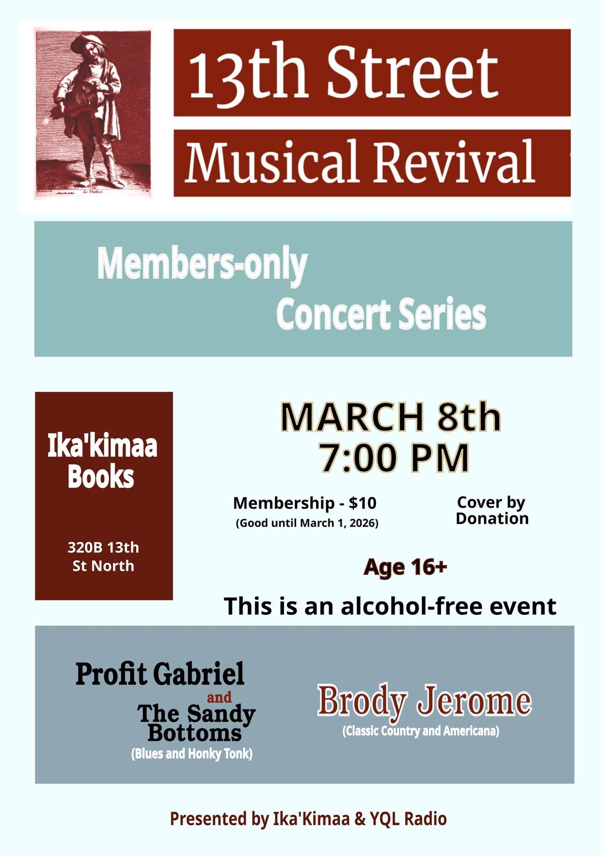 The 13th Street Musical Revival - with Profit Gabriel & Brody Jerome