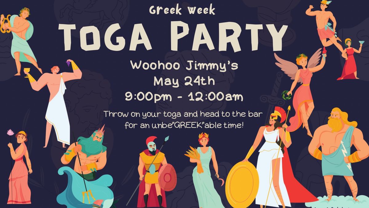 Greek Week Adult Toga Party