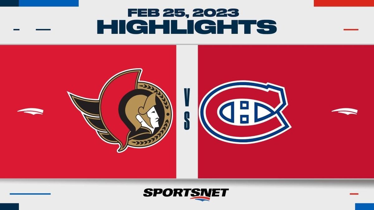 Montreal Canadiens at Ottawa Senators