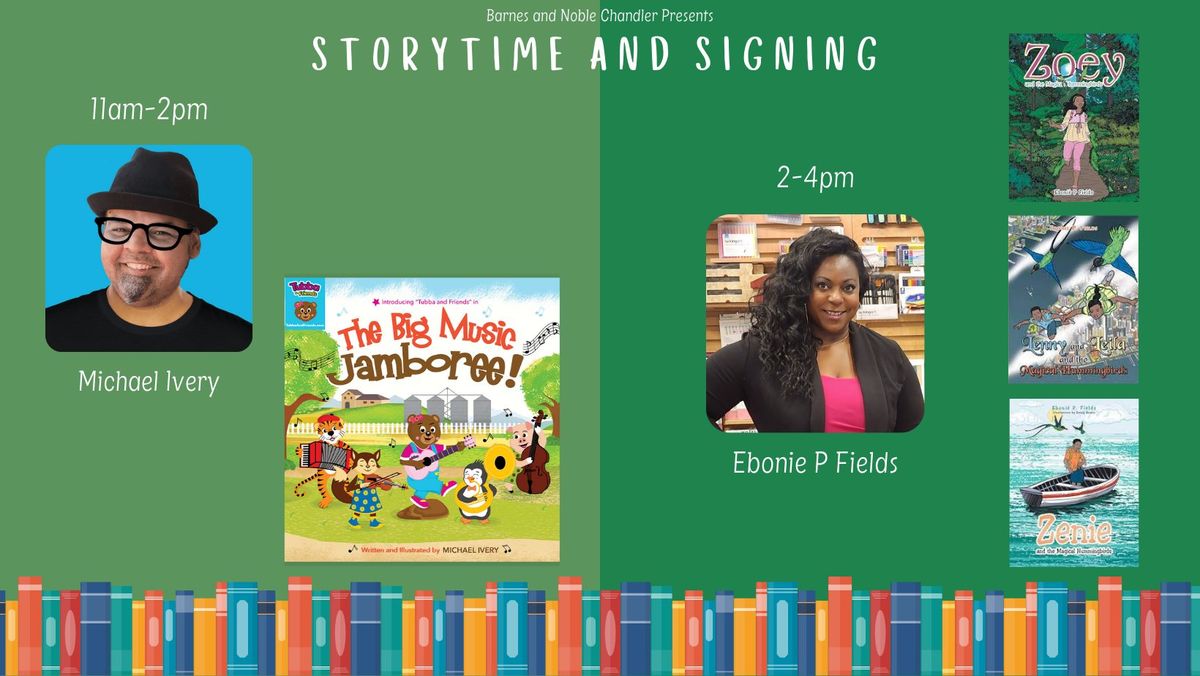 Storytime and Signing with Michael Ivery and Ebonie Fields