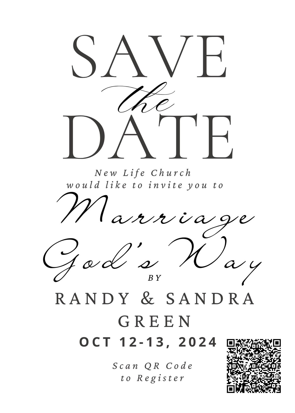 Marriage God's Way Seminar