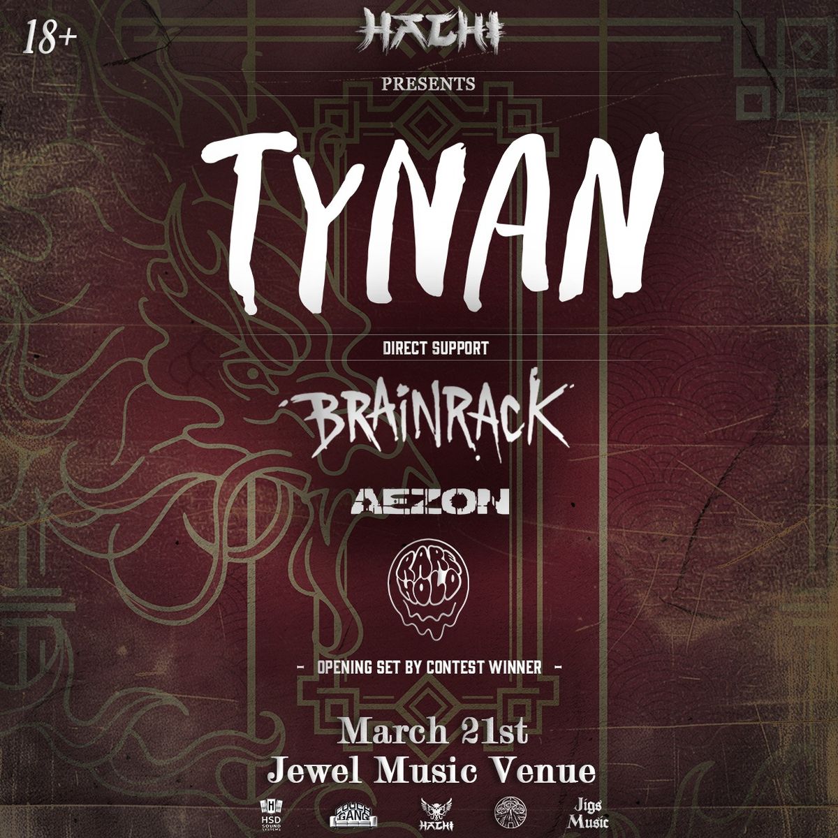 Tynan w\/ Brainrack @Jewel Music Venue 3\/21\/25