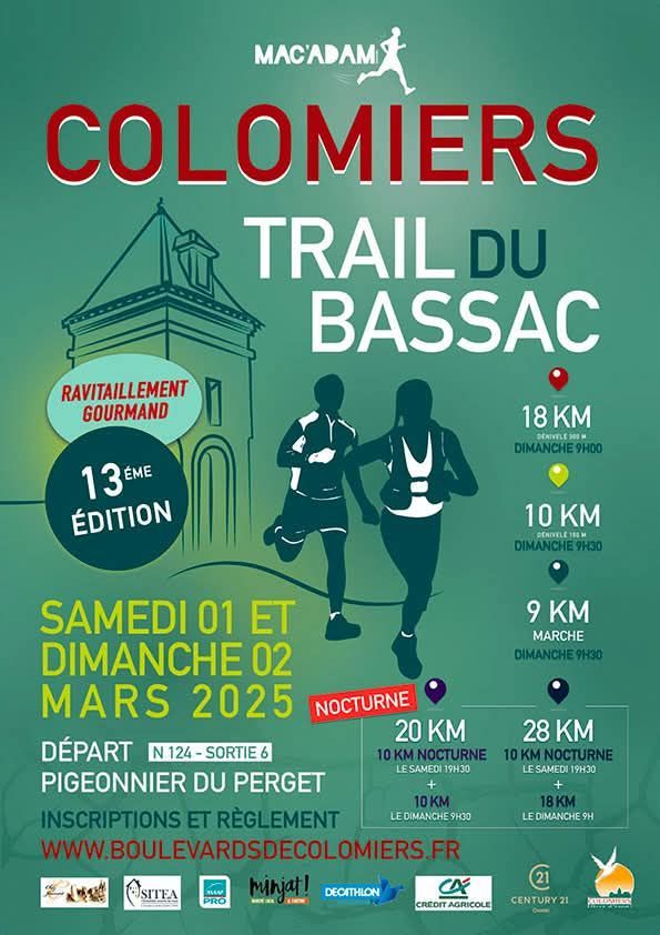 Trail du Bassac - 1 et 2 Mars 2025