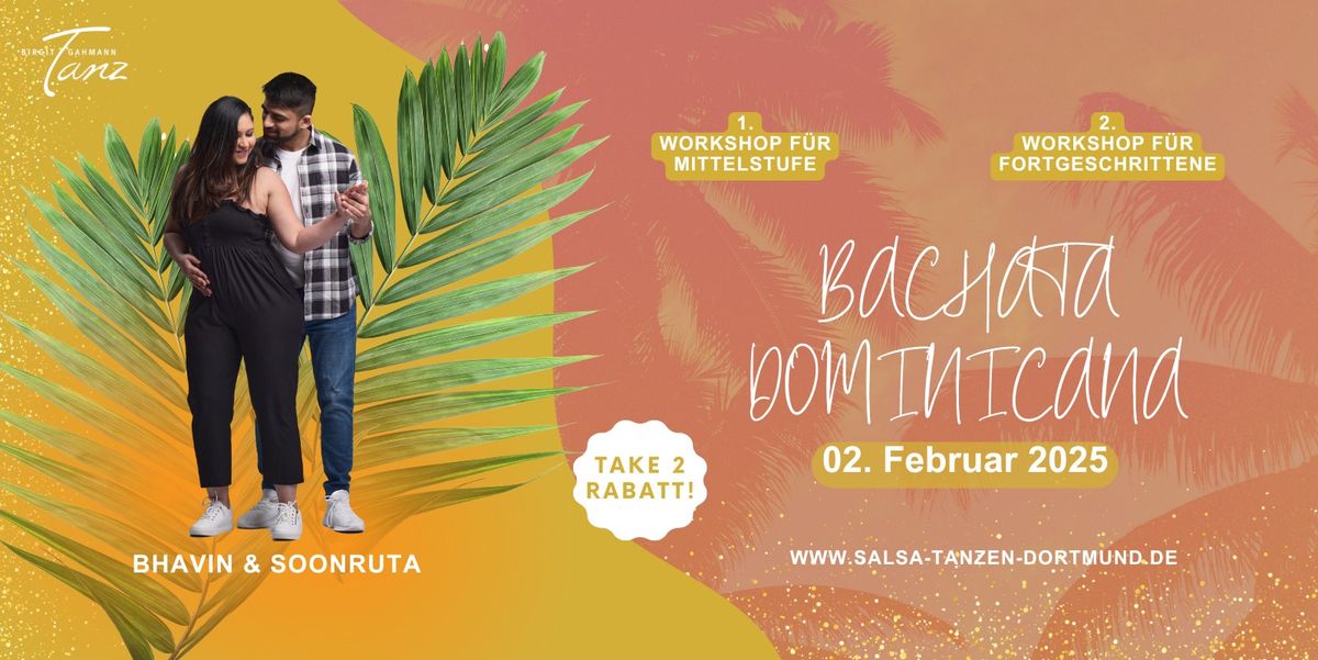 Bachata Dominicana Bootcamps mit Bhavin & Soonruta