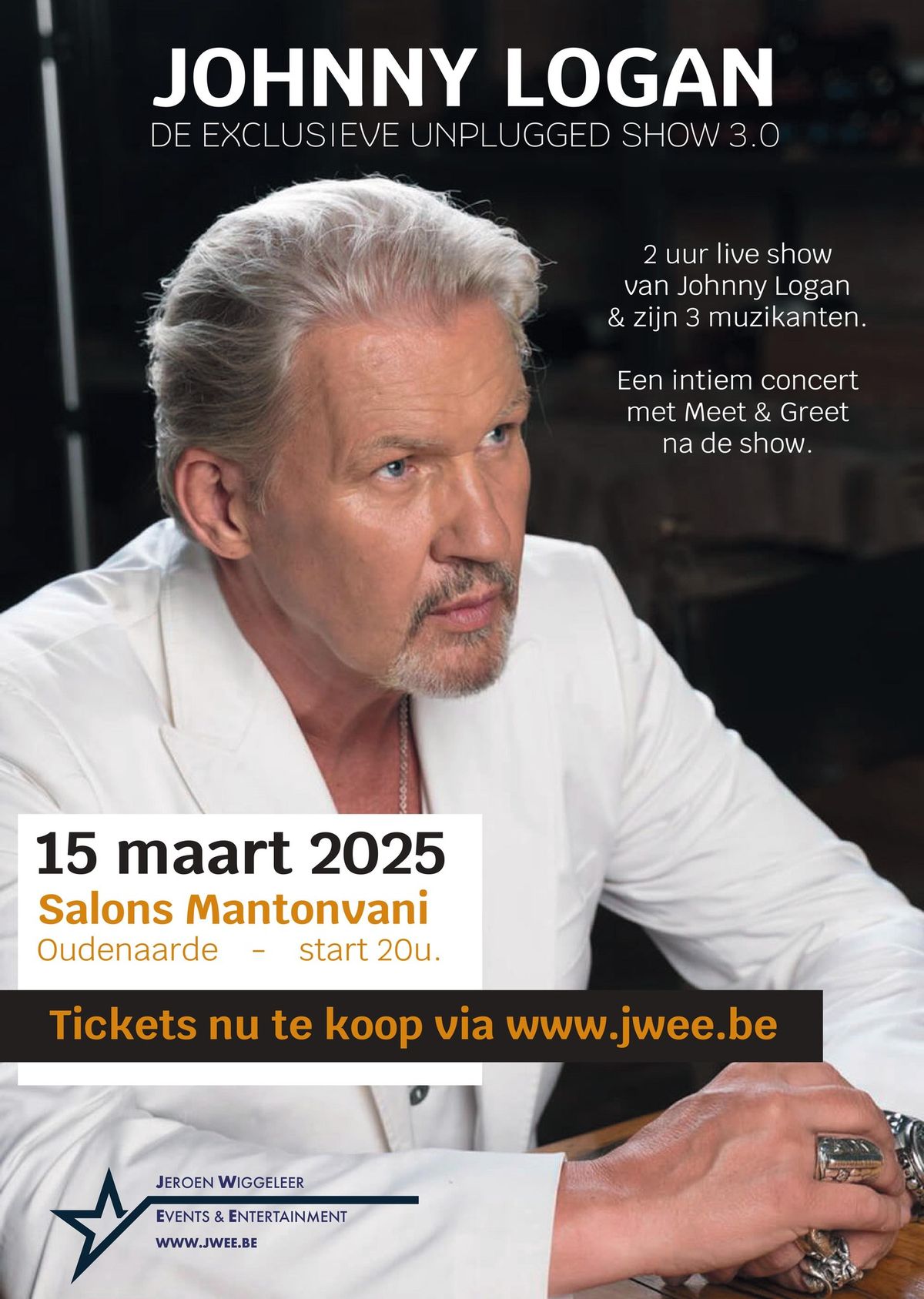 Johnny Logan De Exclusieve Unplugged show 3.0 te Oudenaarde 