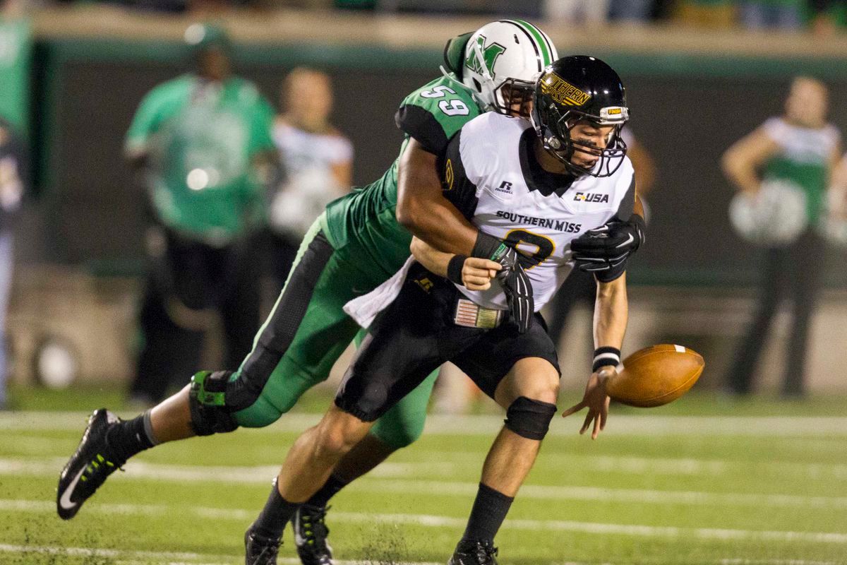 Marshall Thundering Herd at USM Golden Eagles Football