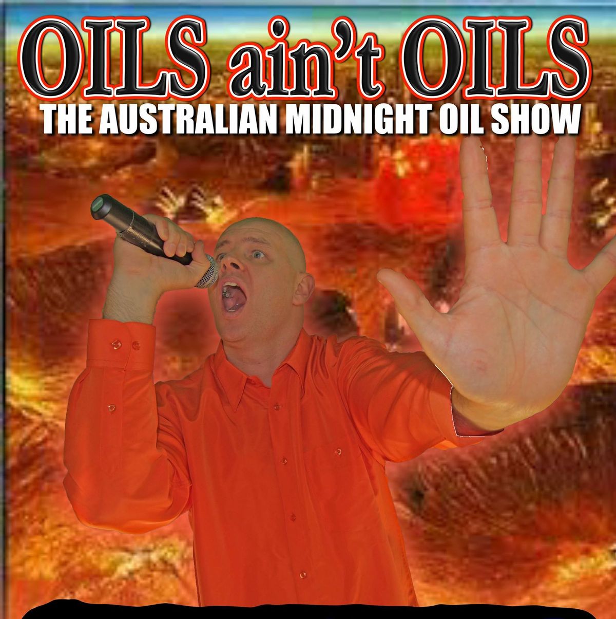 Oils ain't Oils the Australian midnight oil show rocks Ourimbah rsl.