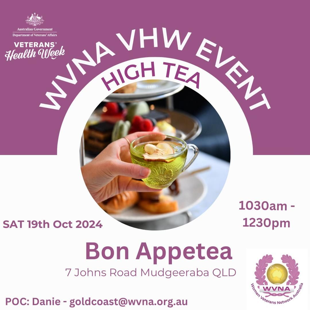 WVNA - Gold Coast VHW High Tea 