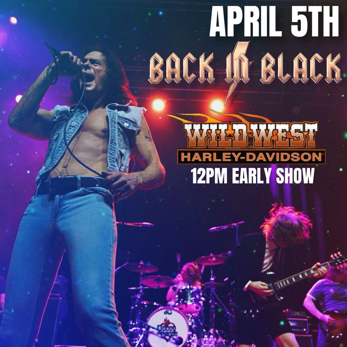 Back in Black | Wild West Harley Davidson (12PM SHOW!) \u2022 Lubbock, TX