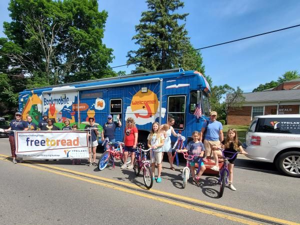 95th Annual Ypsilanti 4th of July Parade with the YDL Bookmobile