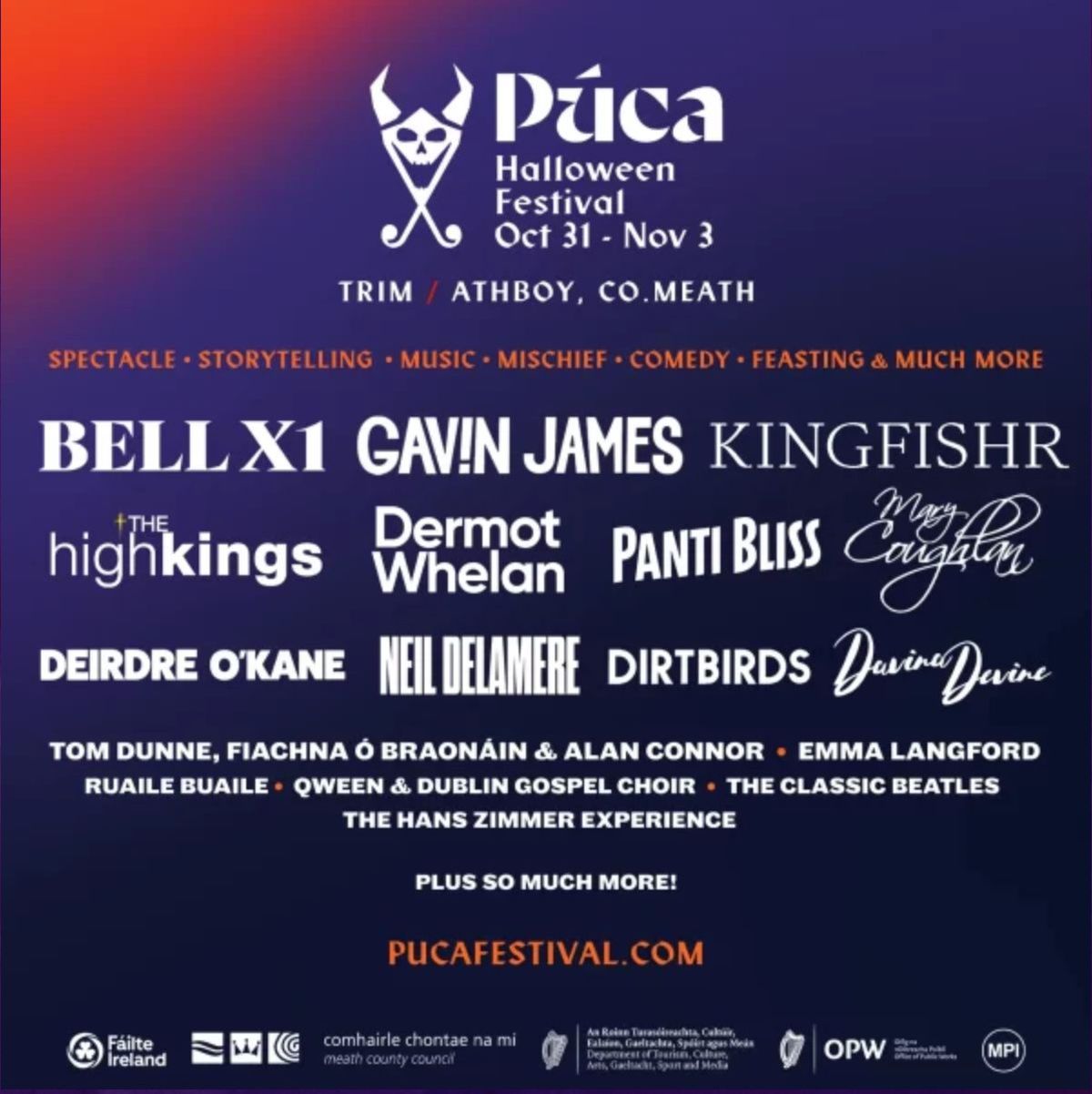 Gavin James PUCA Festival 