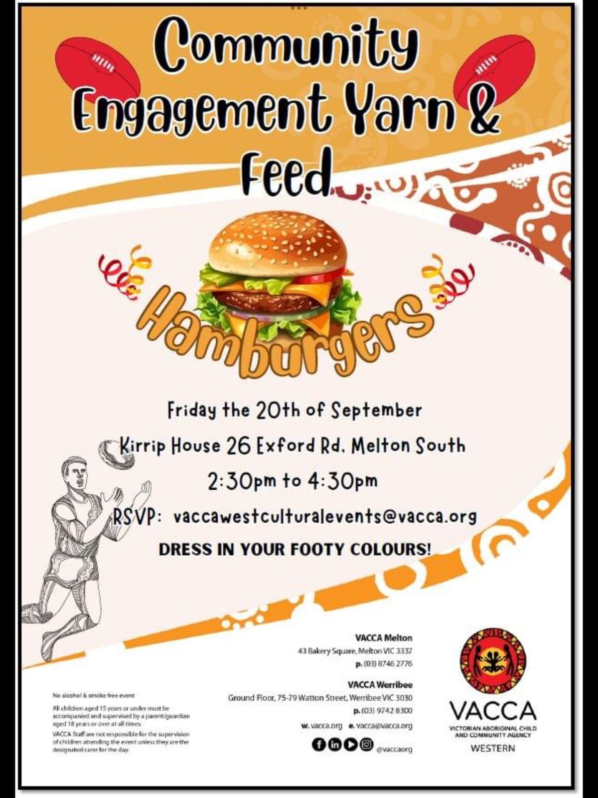 Community Feed & Yarn - come in your footy colours \ud83d\ude4c 