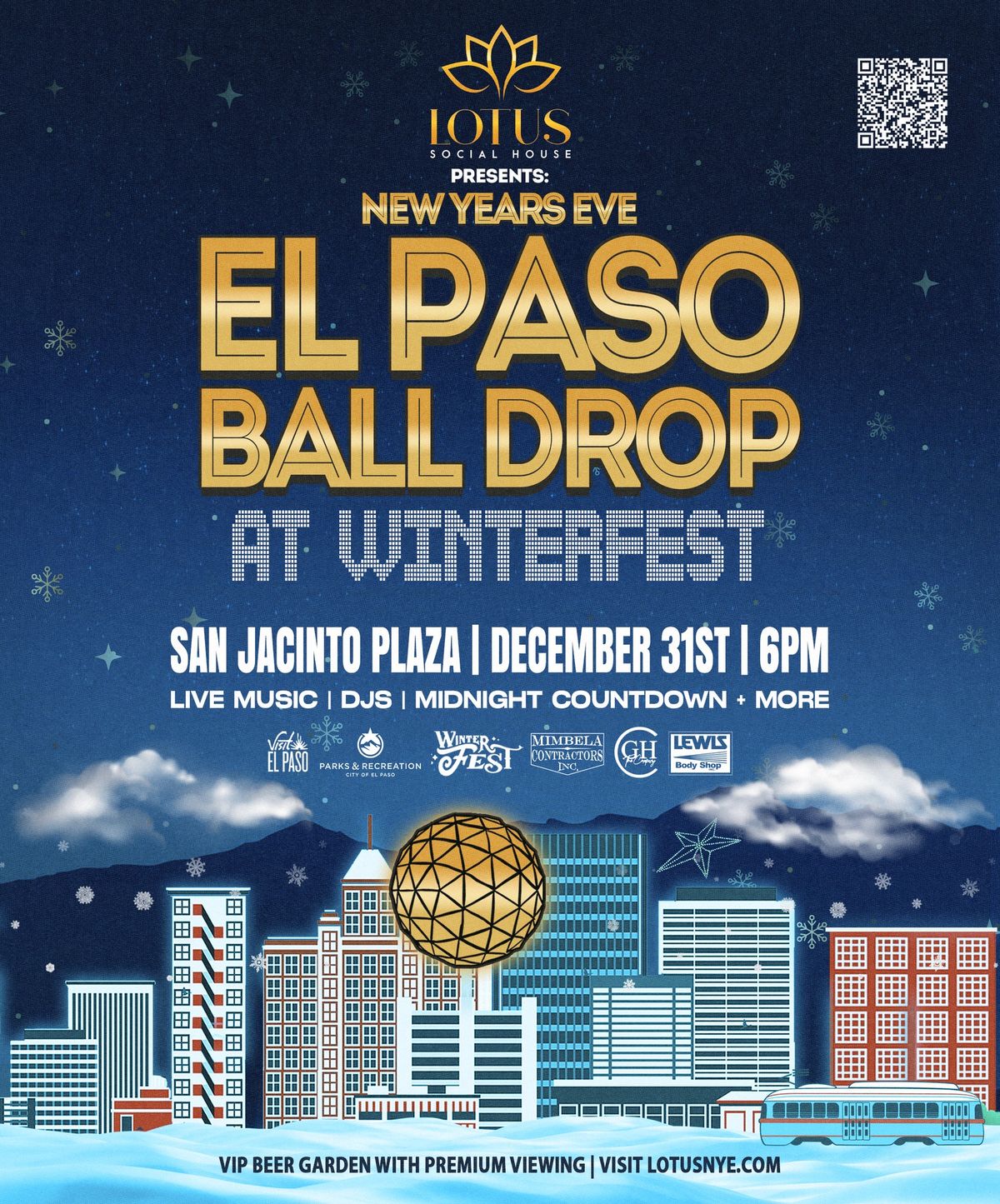 EL PASO NEW YEARS EVE BALL DROP DOWNTOWN EL PASO