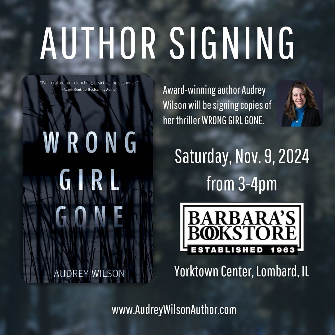 Audrey Wilson Author Signing at Barbara's Bookstore 